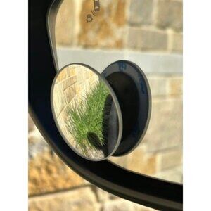 Blind Spot Mirror, 2" Round HD Glass Frameless Convex Rear View Mirror